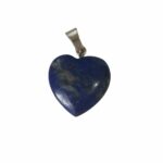 Dije de corazón de lapislazuli