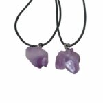 Collar de drusas de amatista