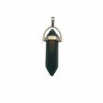 Péndulo de cristal verde azulado