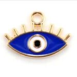 Dije de ojo turco azul