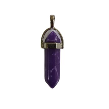 Péndulo de jaspe morado