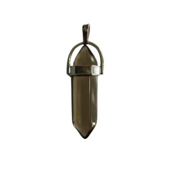 Péndulo de cristal gris