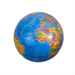 Globo terraqueo giratorio con luz