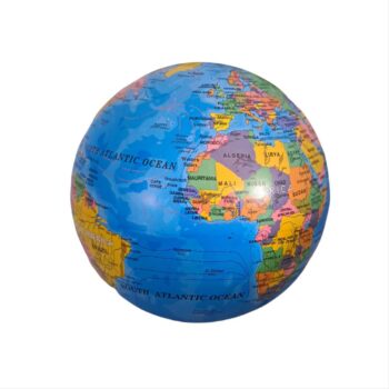 Globo terraqueo giratorio con luz