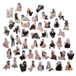 Stickers de japonesas 50 pcs