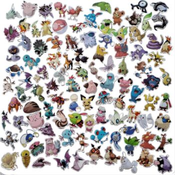 Stickers de pokemon 200pcs