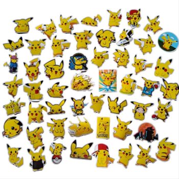 Stikers de pikachu 54pcs