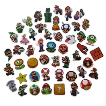 Stickers de mario 50pcs