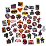 Stickers de super heroes 50pcs
