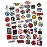 Stickers de bandas rock 100pcs