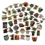 Stickers de baby yoda mandalorian 50pcs