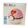 Figura armable de pokemon en pokebola rosa - Imagen 2