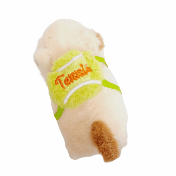 Brazalete de peluche de capybara blanco - Imagen 2