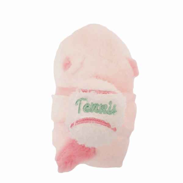 Brazalete de peluche de capybara rosado - Imagen 2