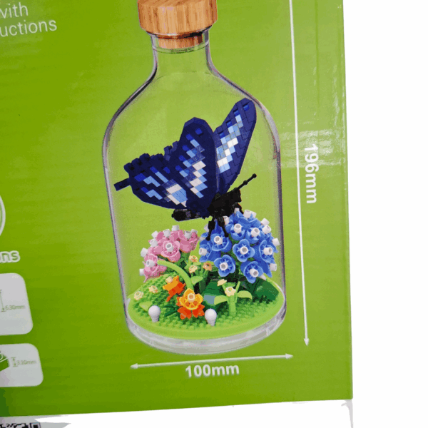 Figura armable de Mariposa celeste en botella - Imagen 2