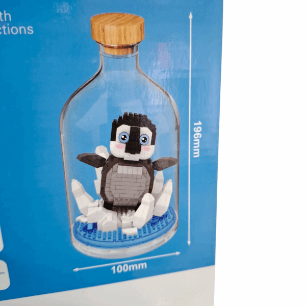 Figura armable de pinguino en botella - Imagen 2