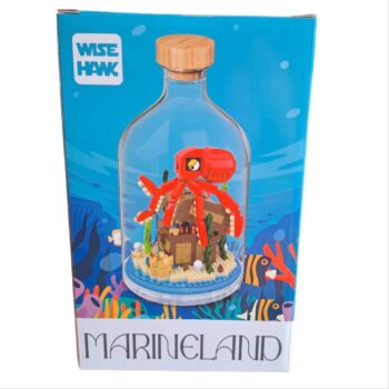 Figura armable de Pulpo en Botella