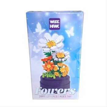 Figura Armable de Margaritas en Botella (211 piezas)