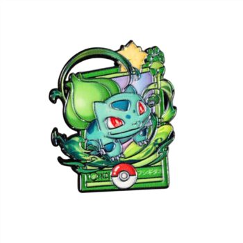 Pin metálico Carta Bulbasaur (Pokémon)
