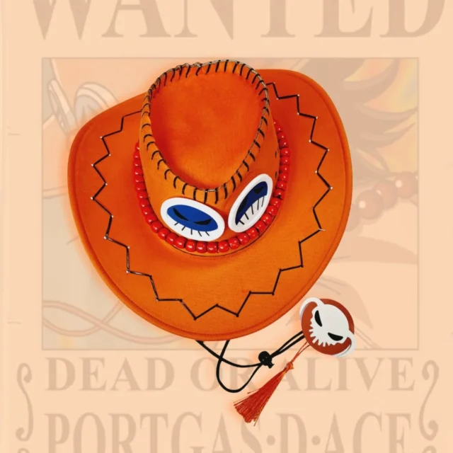 ¡El sombrero que todo fan de One Piece reconoce al instante! 🔥

Este icónico sombrero naranja de Portgas D. Ace no es solo un accesorio, es un símbolo de valentía, lealtad y libertad. Ideal para coleccionistas, cosplayers o para darle ese toque único a tu colección de tesoros pirata. ⚓

Conseguí el tuyo antes de que se agoten y llevá el espíritu de Ace siempre contigo. 🛶

Info: 
WhatsApp 7106 0490